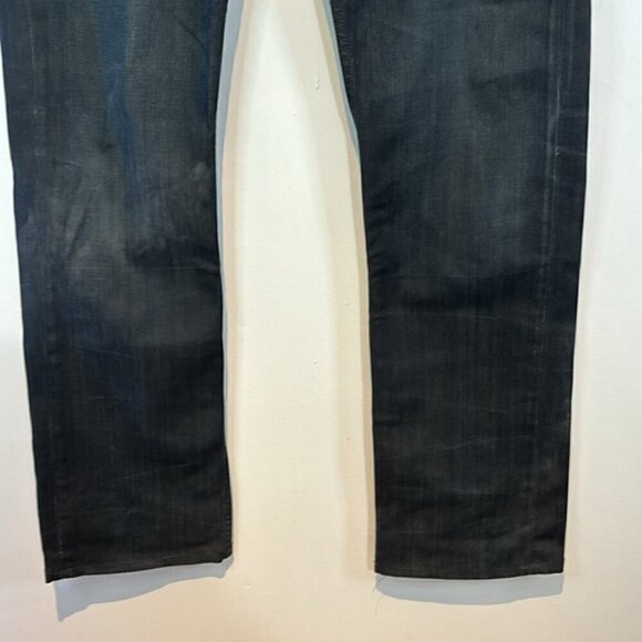 Men's Diesel Viker- R-box regular straight black jeans size W 33 L32 - Picture 3 of 13